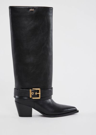 Women's black camperos-style boots – elegant, modern, and comfortable GAUDI (SKU) V6465502