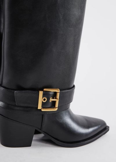 Women's black camperos-style boots – elegant, modern, and comfortable GAUDI (SKU) V6465502