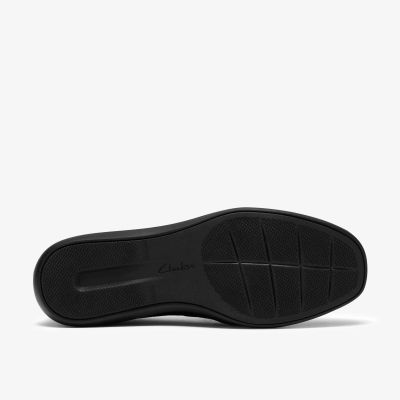 Elegant women's black suede shoes – casual, comfortable, and stylish!!! CLARKS (SKU) 26320244