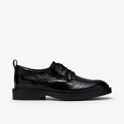 Women's Elegant Patent Leather Lace Up Black Office & Occasion!!!CLARKS (SKU)26327264