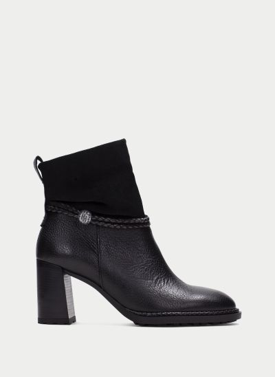 Women's black high-heeled ankle boots – elegant and stylish for a perfect look! HISPANITAS (SKU) 265132