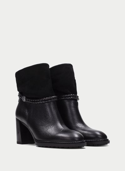 Women's black high-heeled ankle boots – elegant and stylish for a perfect look! HISPANITAS (SKU) 265132