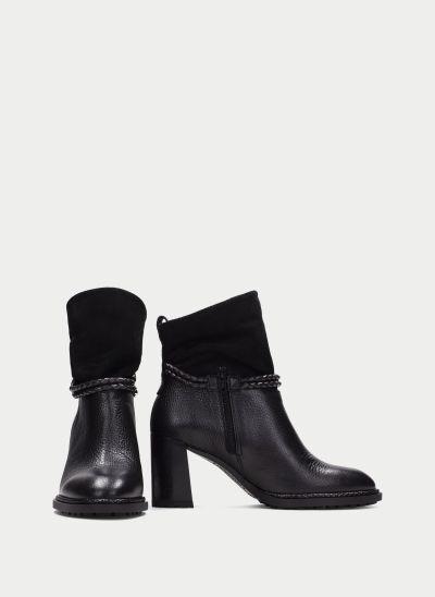 Women's black high-heeled ankle boots – elegant and stylish for a perfect look! HISPANITAS (SKU) 265132