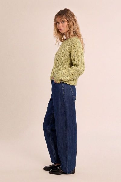 MOLLY BRACKEN Women's Short Cable-Knit Sweater (SKU) T2339EH