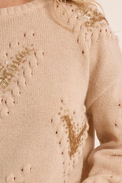 MOLLY BRACKEN Women's Sweater with Striking Details (SKU) LA2041EH