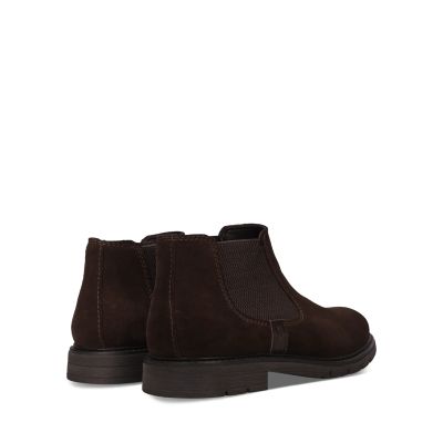 Men's Dark Brown Suede Ankle Boots – Elegant Style and Superior Comfort!!! SALAMANDER (SKU) AUS31.