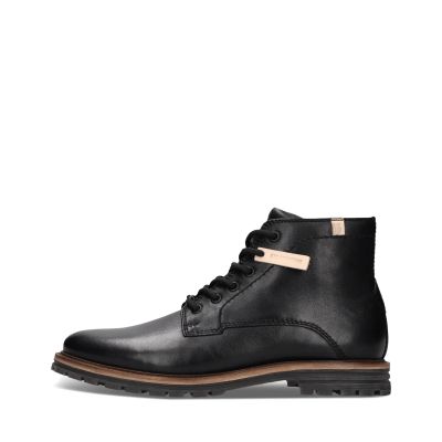 Elegant men's black leather ankle boots – a classic, stylish choice for every man!!! SALAMANDER (SKU) AUZ36