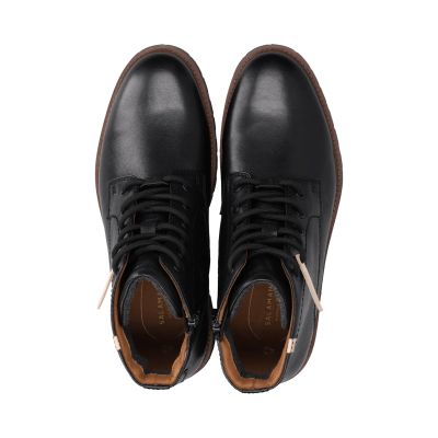 Elegant men's black leather ankle boots – a classic, stylish choice for every man!!! SALAMANDER (SKU) AUZ36