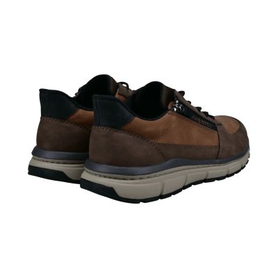Men's brown casual shoe with original logo – comfort and style!!! BUGATTI (SKU) AOS06