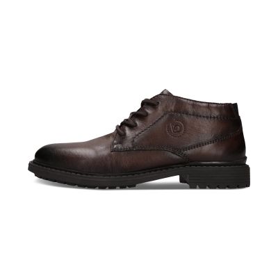 Men’s classic ankle boots in dark brown genuine leather – style and comfort!!! BUGATTI (SKU) AYK30