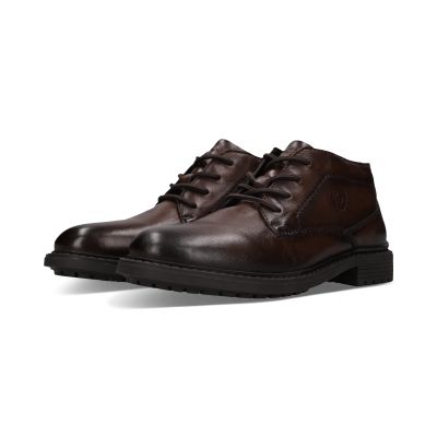 Men’s classic ankle boots in dark brown genuine leather – style and comfort!!! BUGATTI (SKU) AYK30