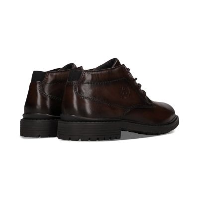 Men’s classic ankle boots in dark brown genuine leather – style and comfort!!! BUGATTI (SKU) AYK30