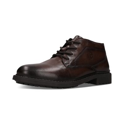 Men’s classic ankle boots in dark brown genuine leather – style and comfort!!! BUGATTI (SKU) AYK30