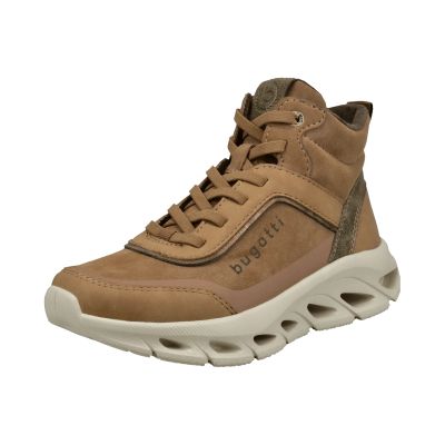 Women’s high-top beige sneakers – modern design, style, and comfort for every season! BUGATTI (SKU) AVO30