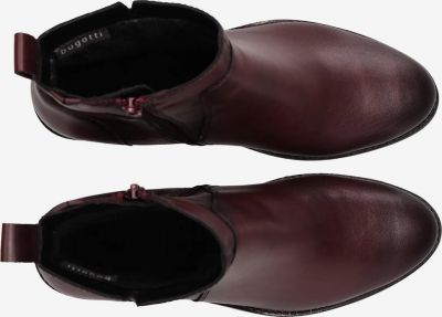 Women's burgundy buckle boots - elegant, comfortable and fashionable.BUGATTI (SKU)AMQ3D
