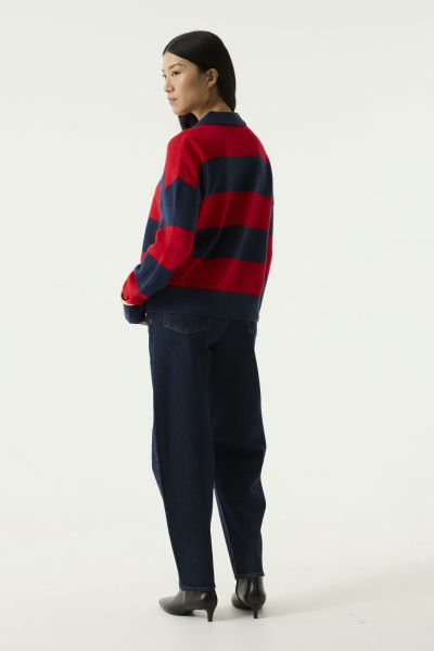 Women’s Striped Turtleneck Sweater – Fine and Stylish – GARCIA (SKU) U260042