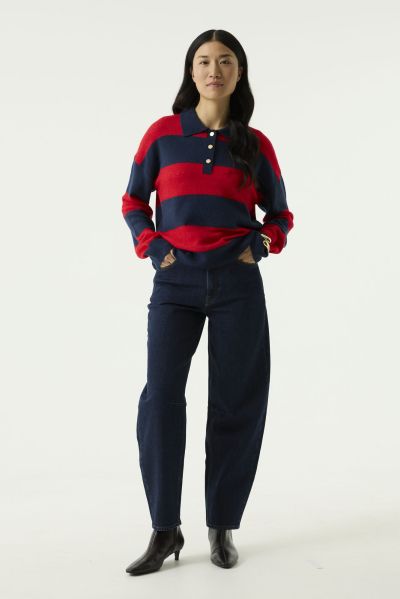 Women’s Striped Turtleneck Sweater – Fine and Stylish – GARCIA (SKU) U260042
