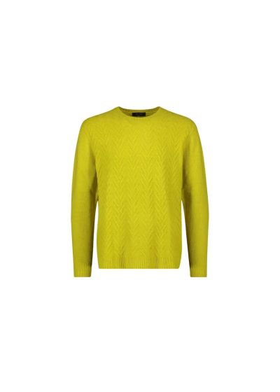 Men's sweater in yellow color GAUDI (SKU)321GU53077 