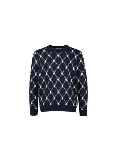GAUDI rhombus men's sweater (SKU)321GU53067