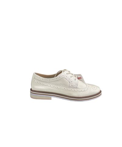Women's shoes in white foxtrot model REGARDE LE CIEL (SKU)DALMA01