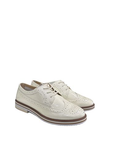 Women's shoes in white foxtrot model REGARDE LE CIEL (SKU)DALMA01