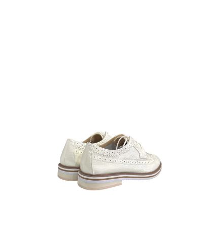 Women's shoes in white foxtrot model REGARDE LE CIEL (SKU)DALMA01