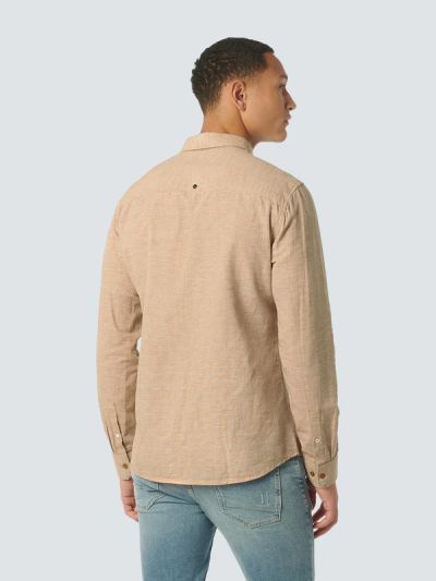 Мъжка риза с двуцветен меланж NO EXCESS (SKU)23450215