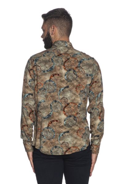 Men's shirt in pastel colors BICOLORE (SKU) 3167