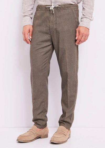 GAUDI Men's Linen Cotton Trousers (SKU) 411GU25026