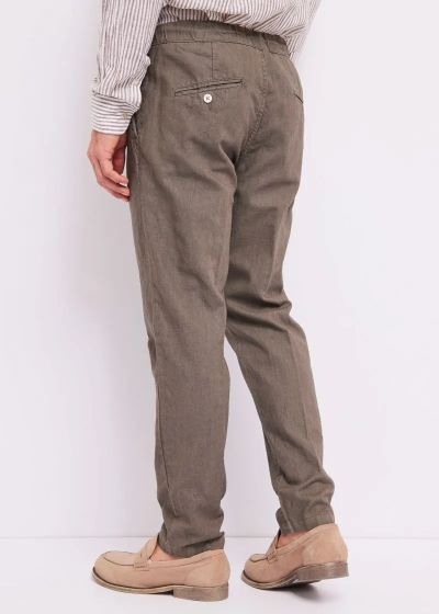 GAUDI Men's Linen Cotton Trousers (SKU) 411GU25026