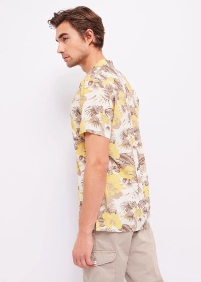 GAUDI Men's Short Sleeve Patterned Shirt (SKU)411GU45029