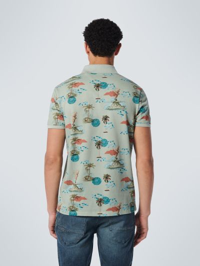 Fun print polo shirt NO EXCESS (SKU) 19370306