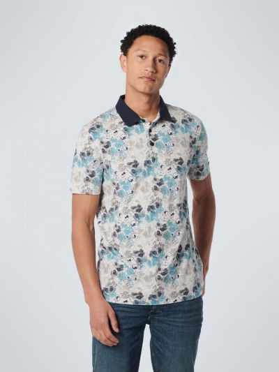 Men's Contrast Collar T-Shirt NO EXCESS (SKU) 19370312