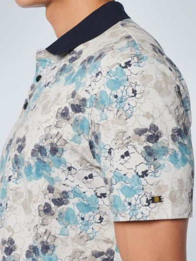 Men's Contrast Collar T-Shirt NO EXCESS (SKU) 19370312