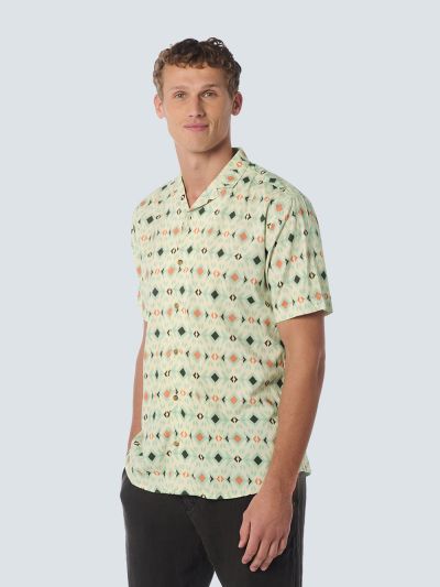Мъжка риза с къс ръкав  NO EXCESS (SKU)23460330