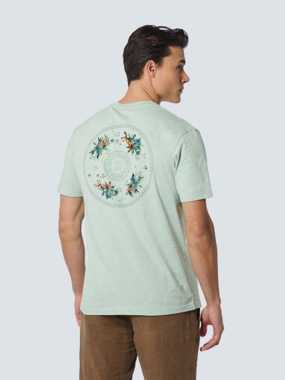 Men's Casual Mint T-Shirt NO EXCESS (SKU)23350368