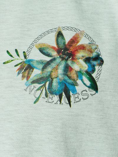 Men's Casual Mint T-Shirt NO EXCESS (SKU)23350368