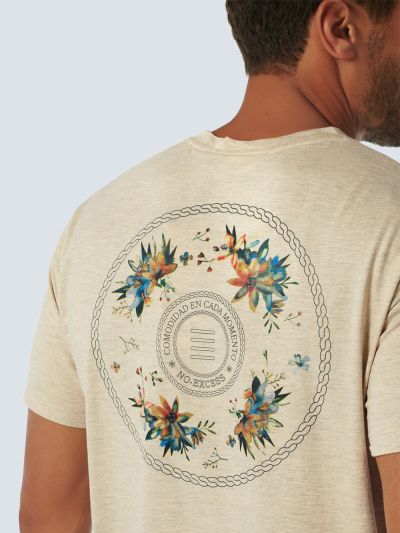 Men's t-shirt with a summer touch NO EXCESS (SKU)23350338