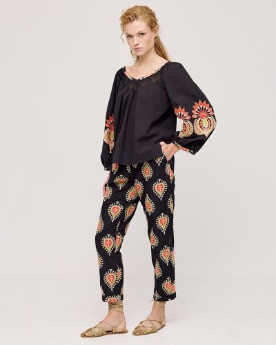 Дамска блуза в черен цвят ACCESS FASHION (SKU)2260