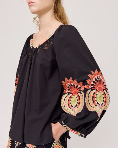 Дамска блуза в черен цвят ACCESS FASHION (SKU)2260