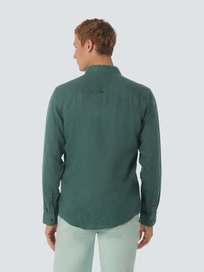 Мъжка ежедневна ленена риза NO EXCESS (SKU)23470213