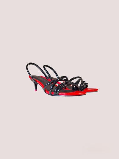 Women's sandal in black FORNARINA (SKU)RADIO4