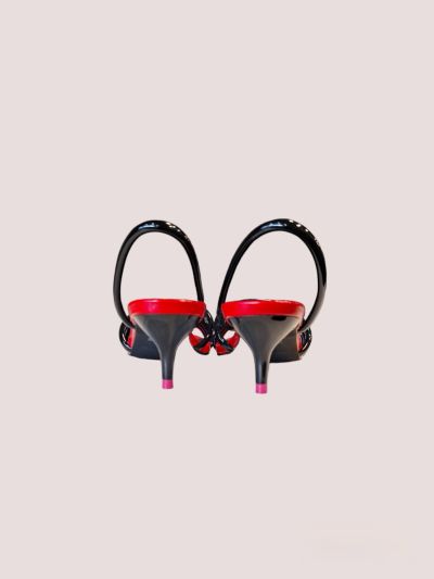 Women's sandal in black FORNARINA (SKU)RADIO4