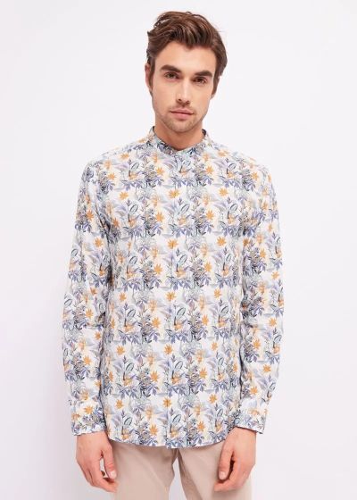 Men's Floral Patterned Shirt GAUDI(SKU)411GU45025