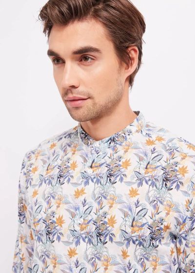 Men's Floral Patterned Shirt GAUDI(SKU)411GU45025