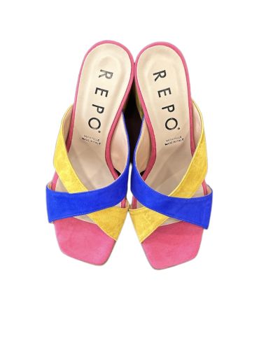 Дамски многоцветни чехли REPO (SKU)39508