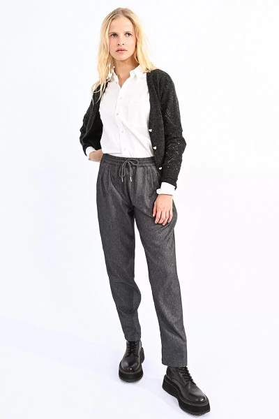 Дамски панталон в сив цвят  MOLLY BRACKEN (SKU) T1397CBN