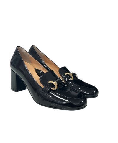 Дамска обувка  на ток в черен цвят RELAX (SKU)61009 AW24