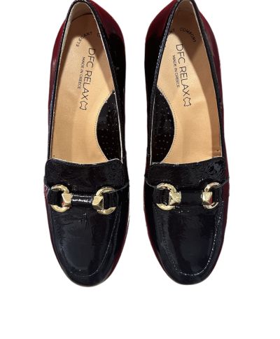 Дамска обувка  на ток в черен цвят RELAX (SKU)61009 AW24