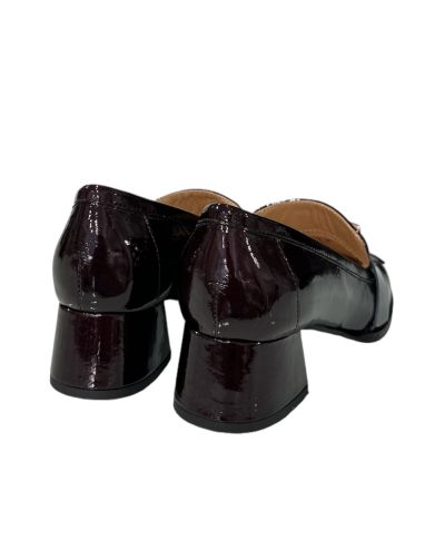 Дамска елегантна обувка цвят бордо RELAX (SKU)41010 AW/24